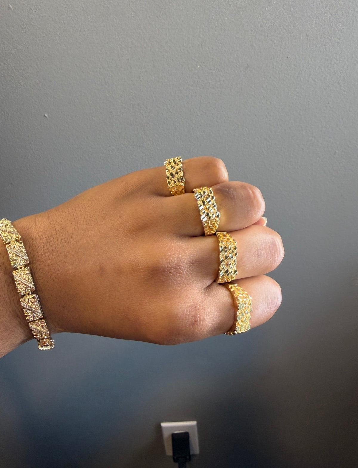 Men’s Sleek Nugget Ring