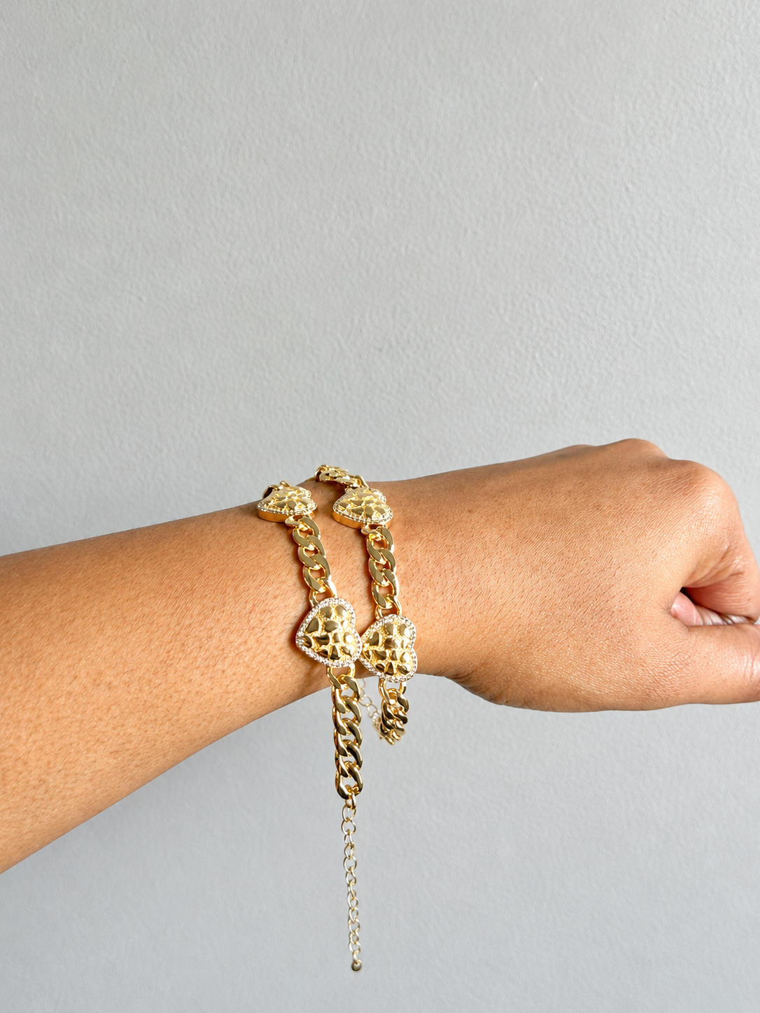 Diamond Love Nugget Bracelet