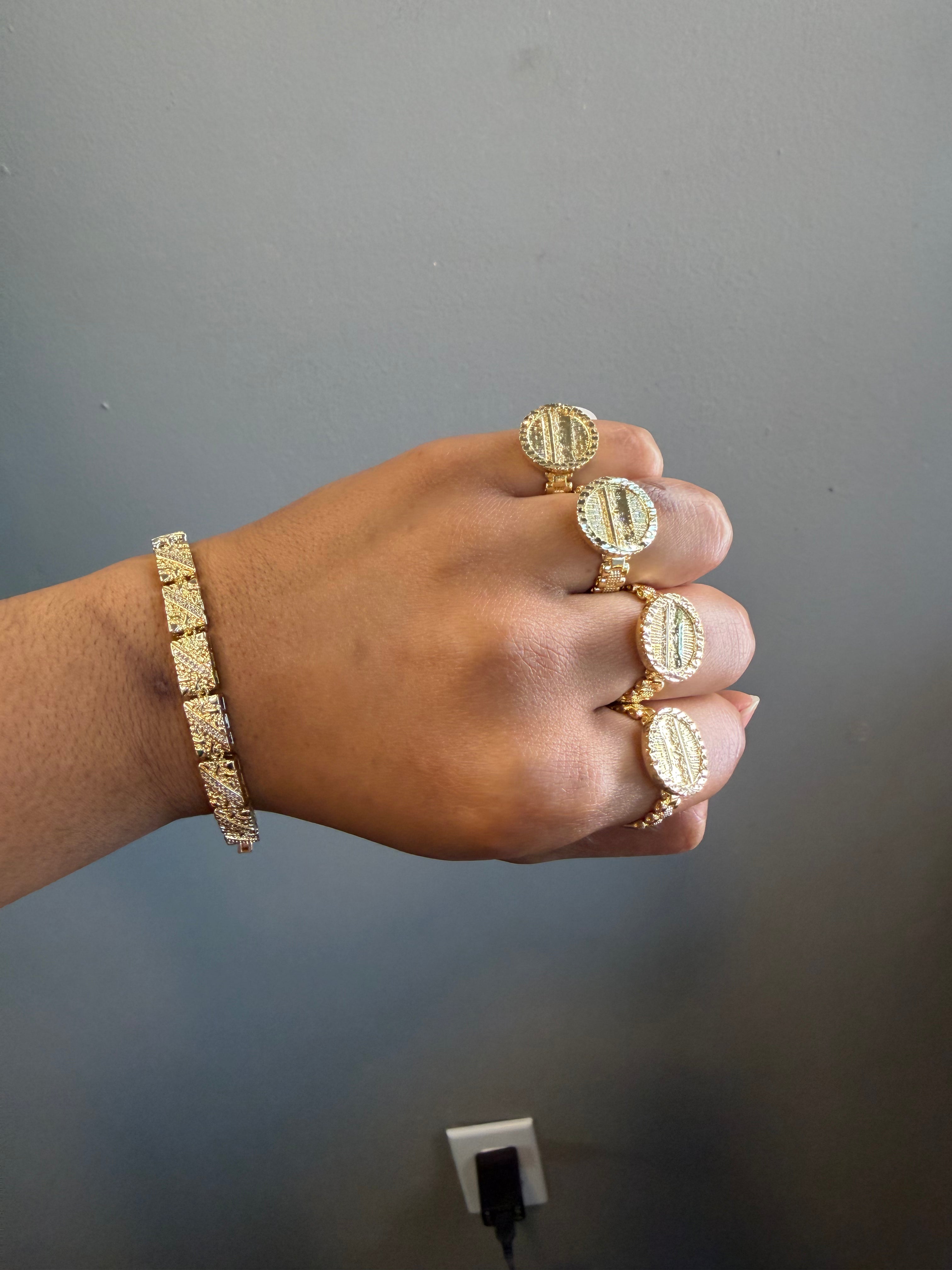 Men’s Round Rolex Ring