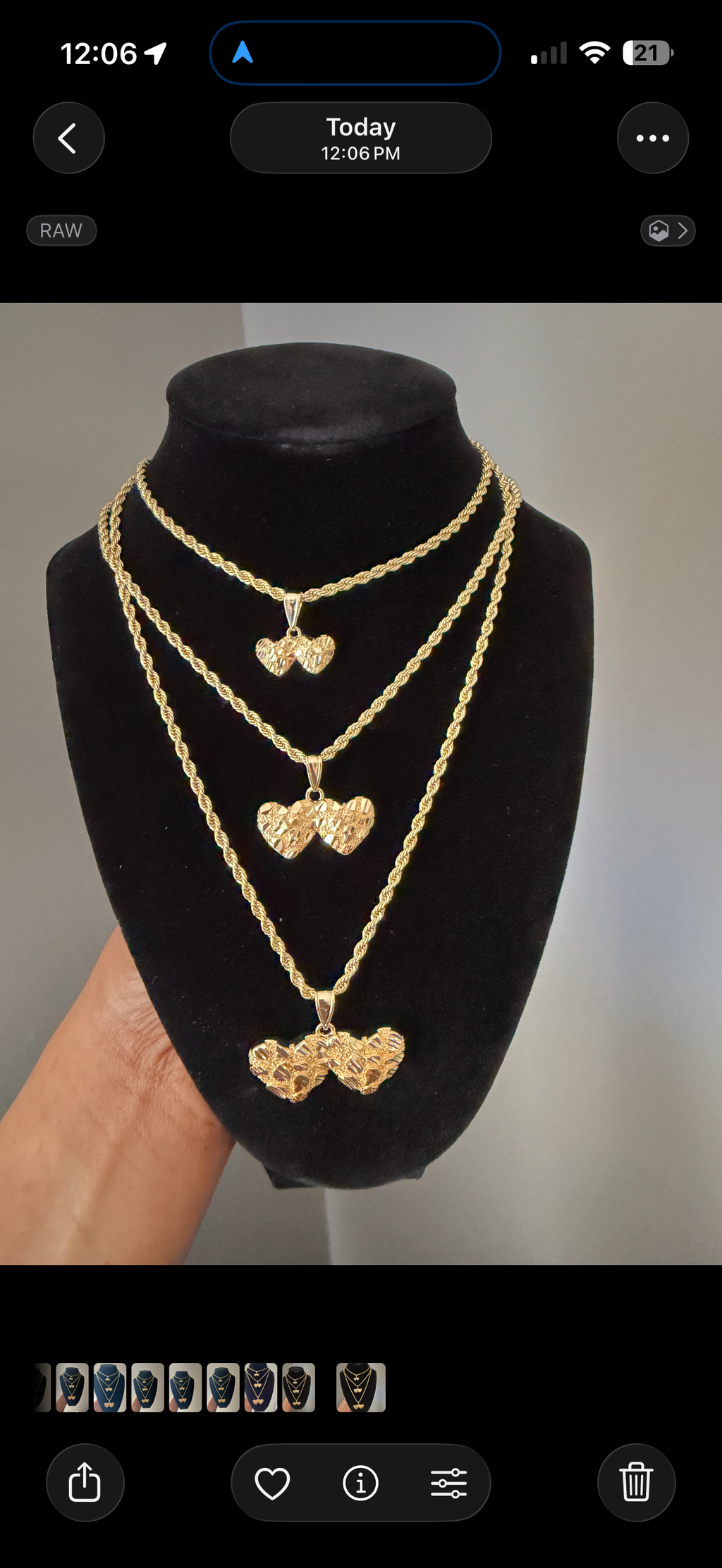 Amour Deux Necklace