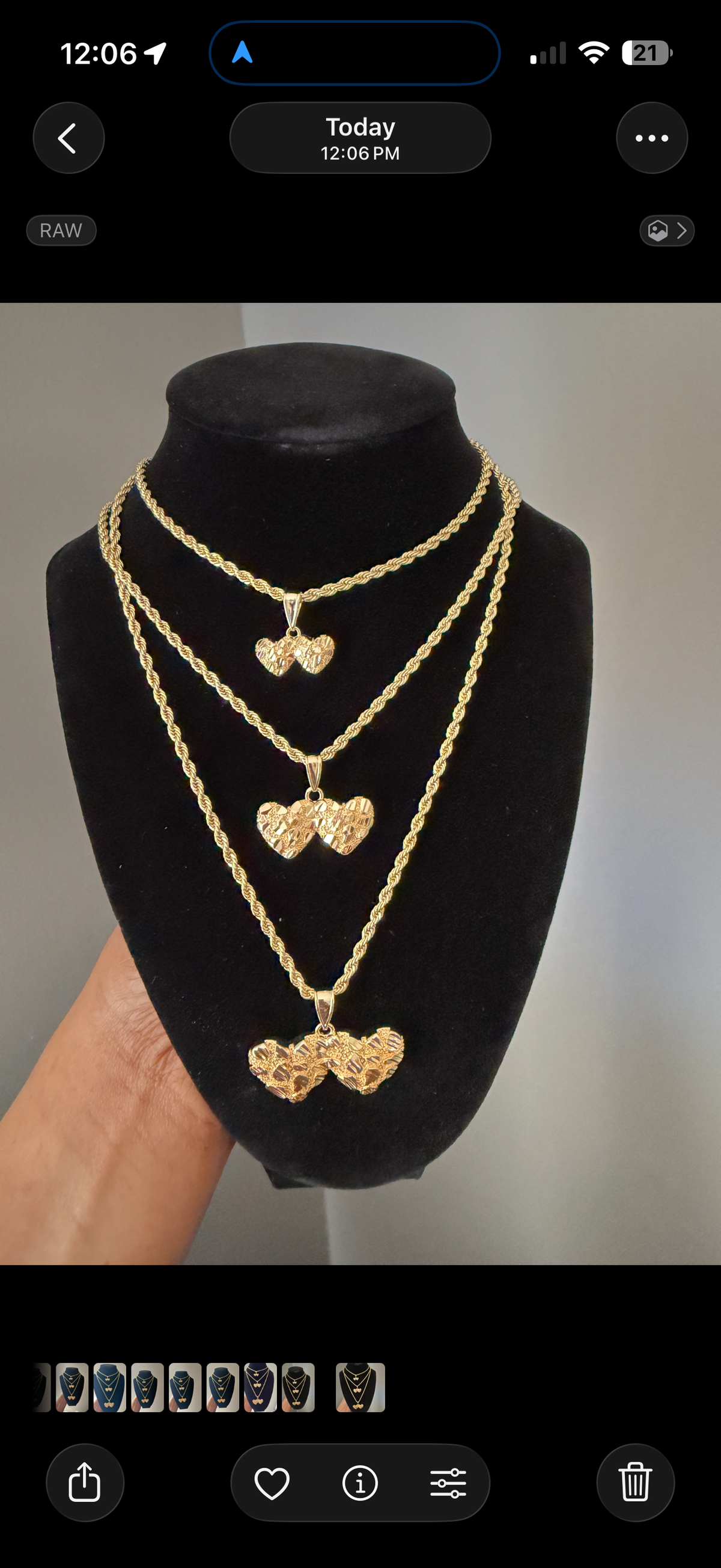 Amour Deux Necklace