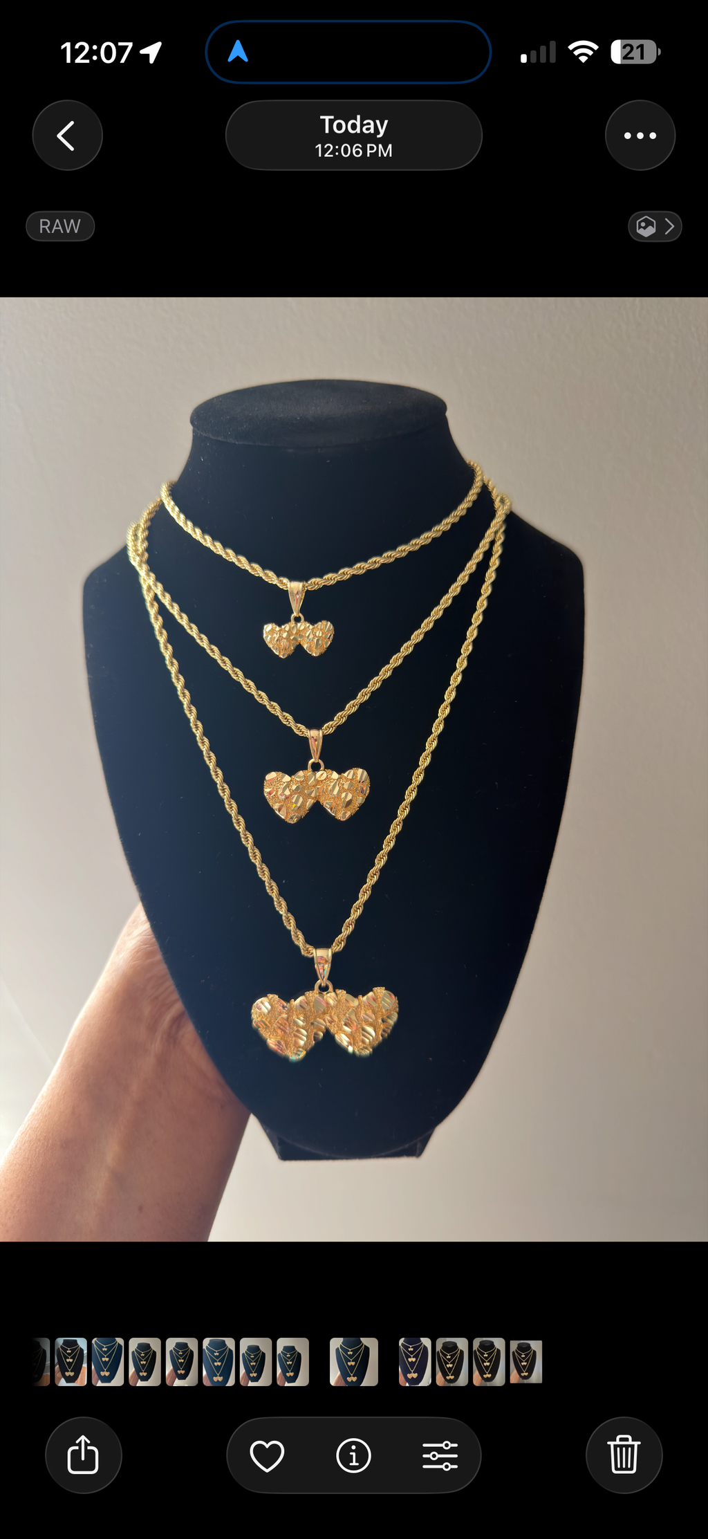 Amour Deux Necklace
