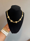 The Diamond Nugget Heart Chain